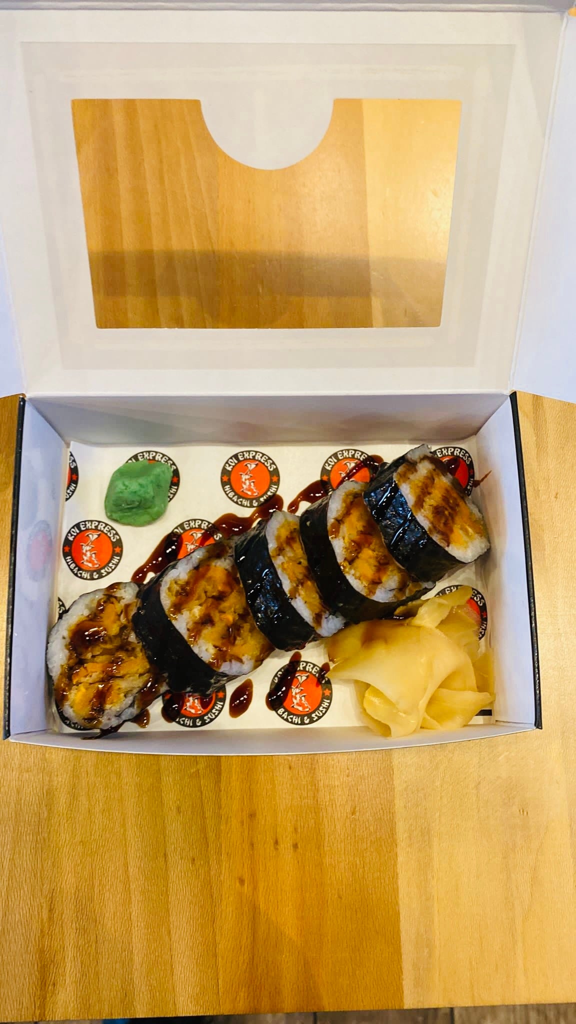 Sweet Potato Tempura Maki Sushi Rolls